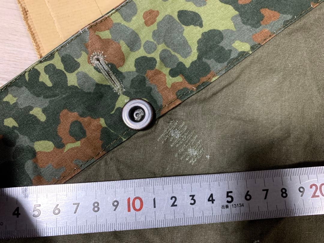 ドイツ軍　パップテント　軍幕　フレクターカモ　2枚セット　1枚デッドストック