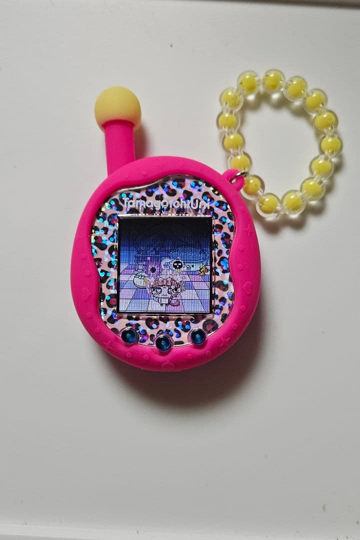 Tamagotchi ピンク ラメ入り ケース付き