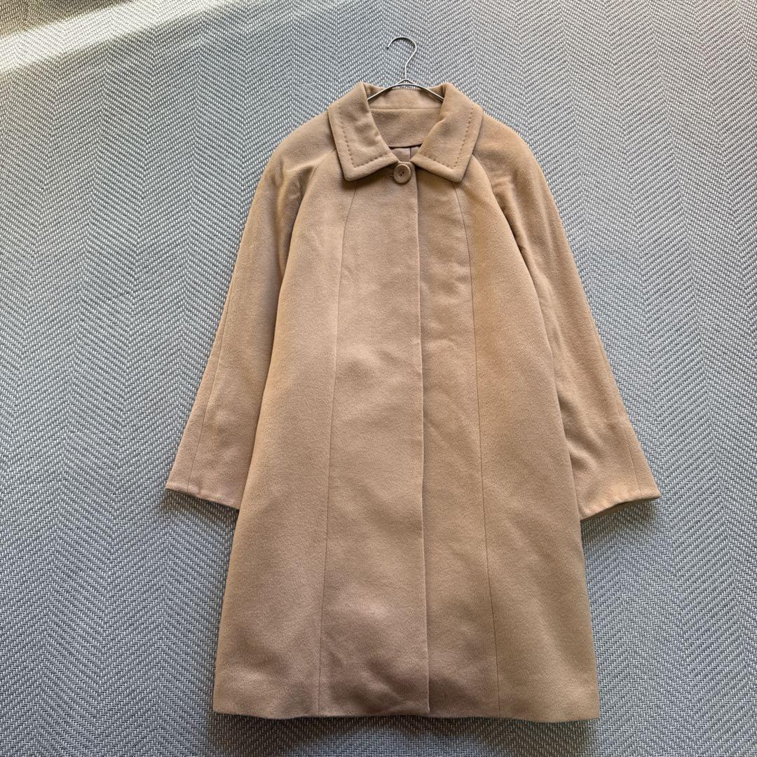 極美品 eternallous カシミヤ100% ベルテッドロングコート XL