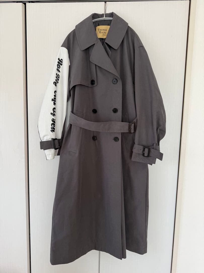 未使用 THOMAS MAGPIE トレンチコート グレー