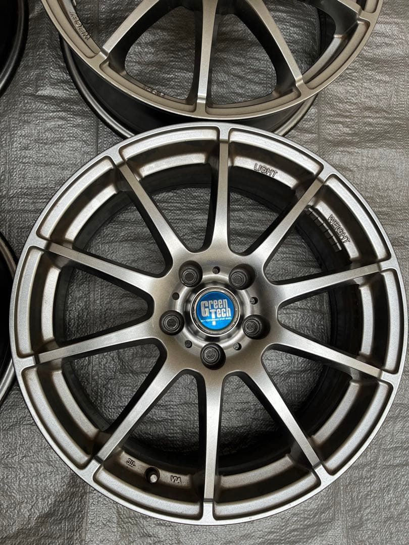 国産車Green Tech 18インチ ホイール 7J18 5/114 +48