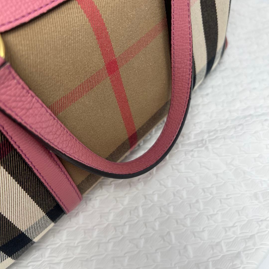 ひなあか ✨極美品✨BURBERRY バーバリー2WAYミニボストンバッグ