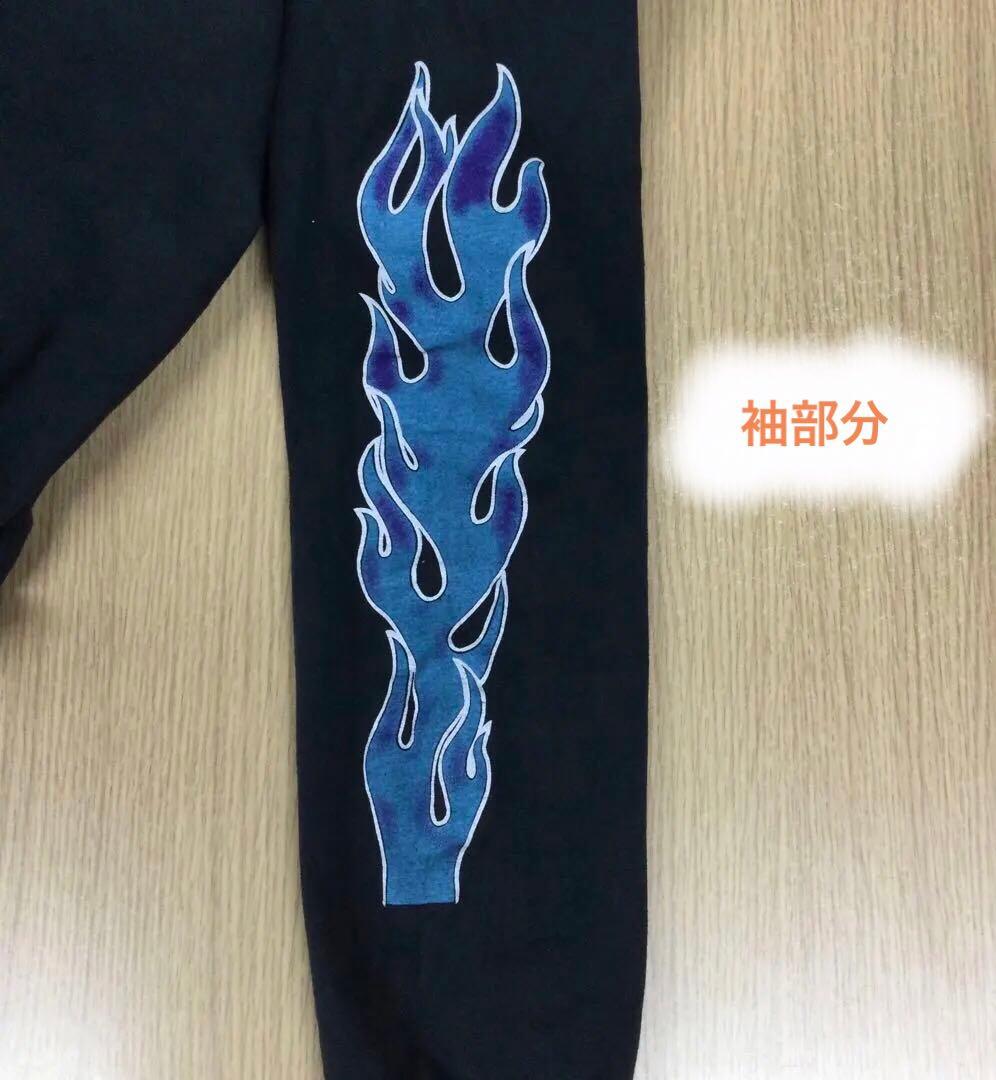 HARLEYーDAVIDSONメンズ長袖両面プリントTシャツLサイズ