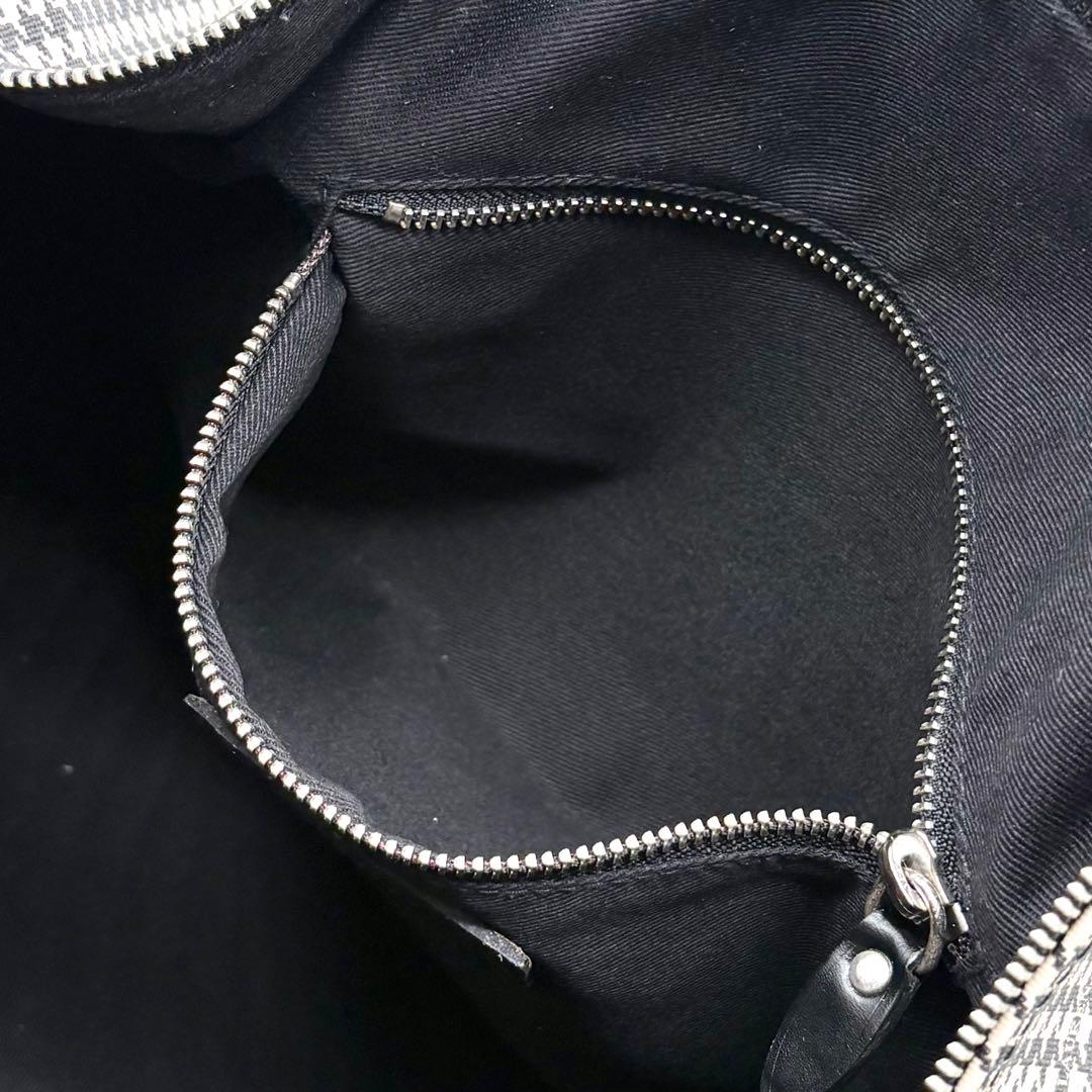 ラルフローレン ボストンバッグ 2way 千鳥格子 PVC レザー 希少