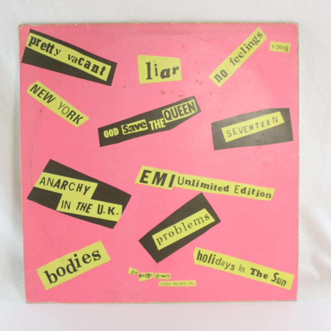 英LP Never Mind the Bollocks Sex Pistols