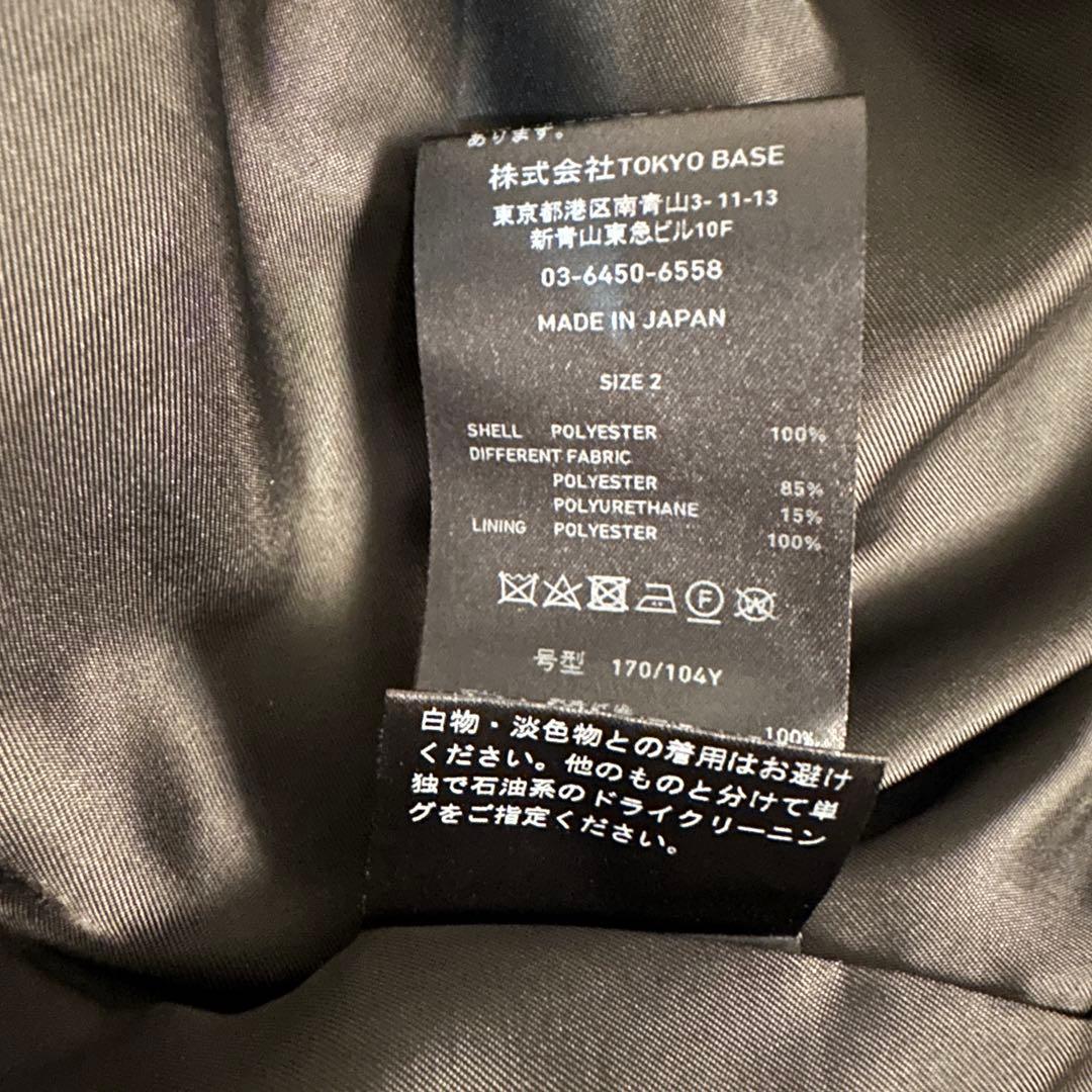 【美品】PUBLIC TOKYO ステッチコンビブルゾンBlack SIZE 2