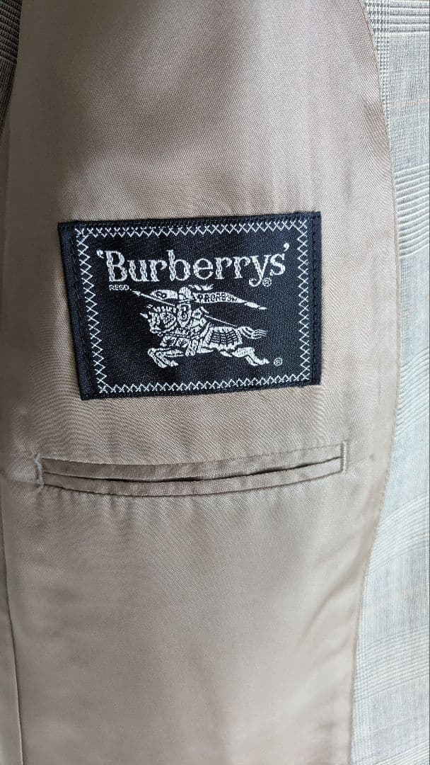 Burberrys グレー チェック柄 スーツ