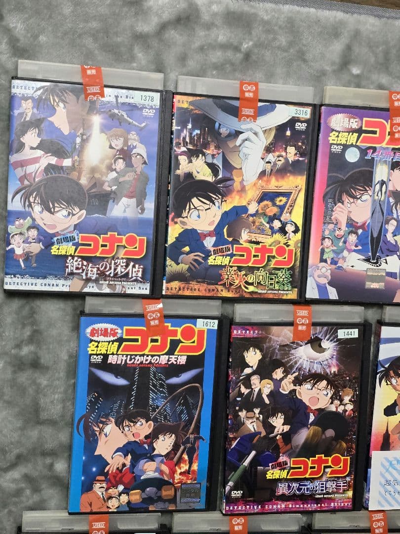 名探偵コナン 劇場版 DVD 11本セット レンタル落ち含む まとめ売り
