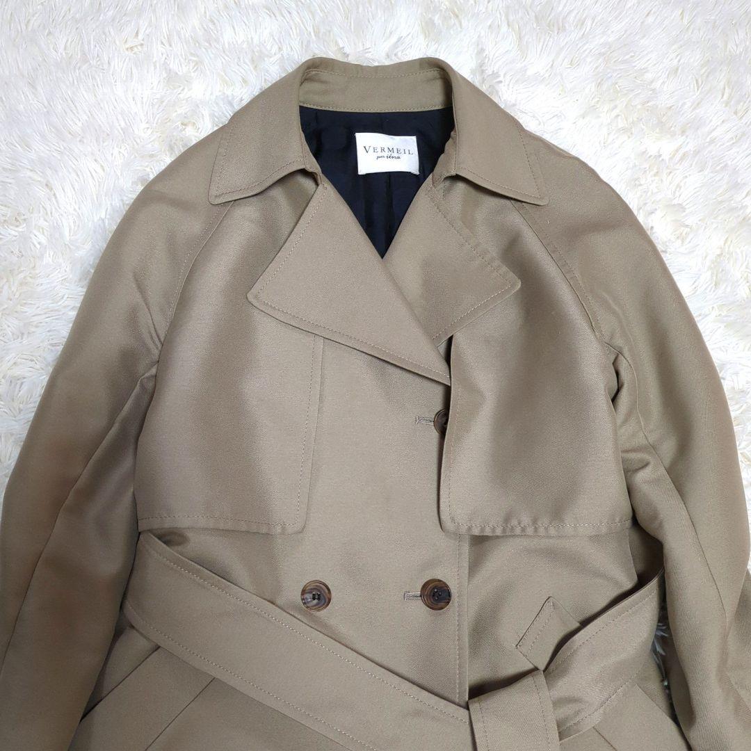 美品　VERMEIL par iema ヴェルメイルパーイエナ　トレンチコート
