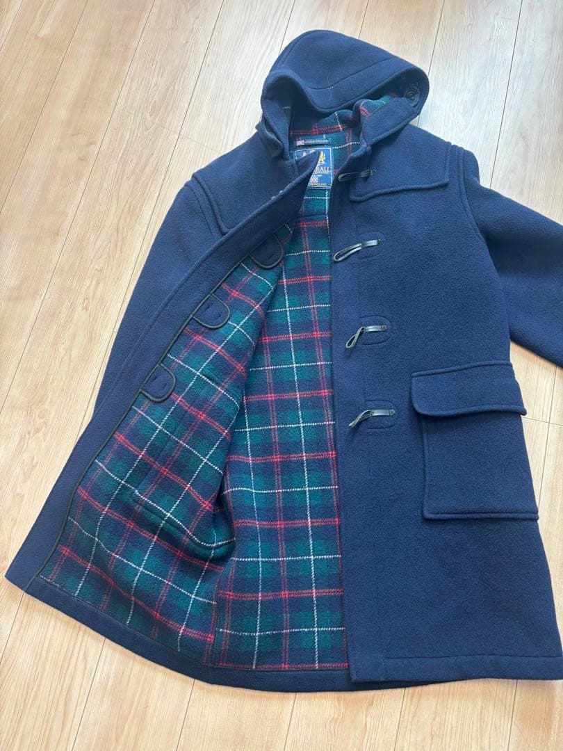 Gloverall Classic ダッフルコート タータンチェック 3L相当