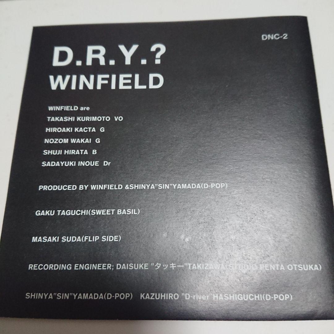 【若井望が在籍したバンド！】WINFIELD ウィンフィールド/D.R.Y.?