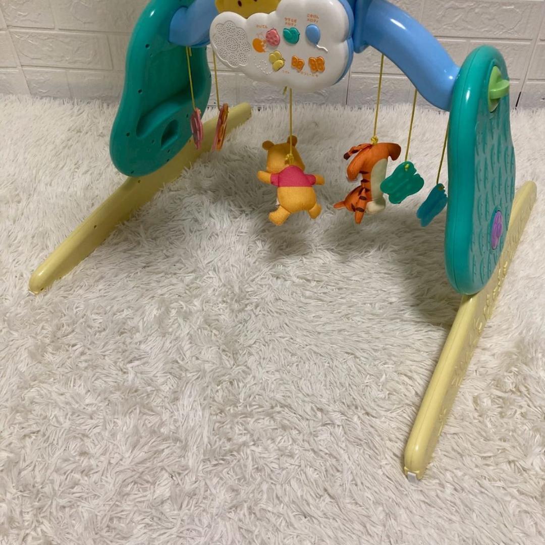 【動作確認済！】くまのプーさん えらべる回転6WAY ジムにへんしんメリー