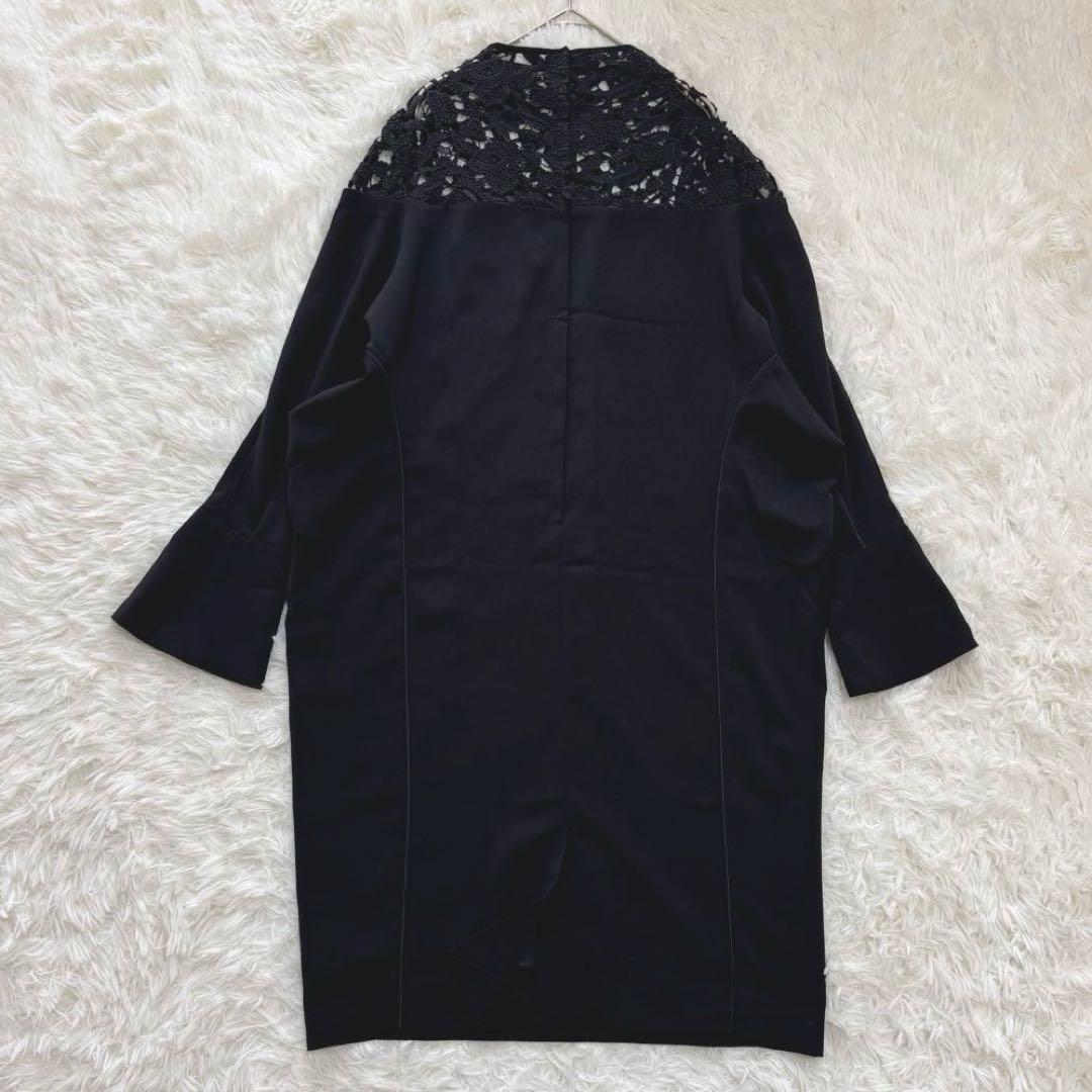 アキラナカ Yvonne dress レースワンピース ブラック 36