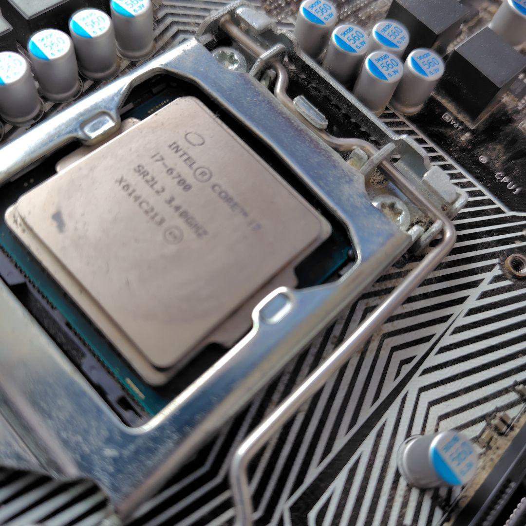 MSI H110M-S03 マザーボード Intel i7 ＋　CPUクーラー