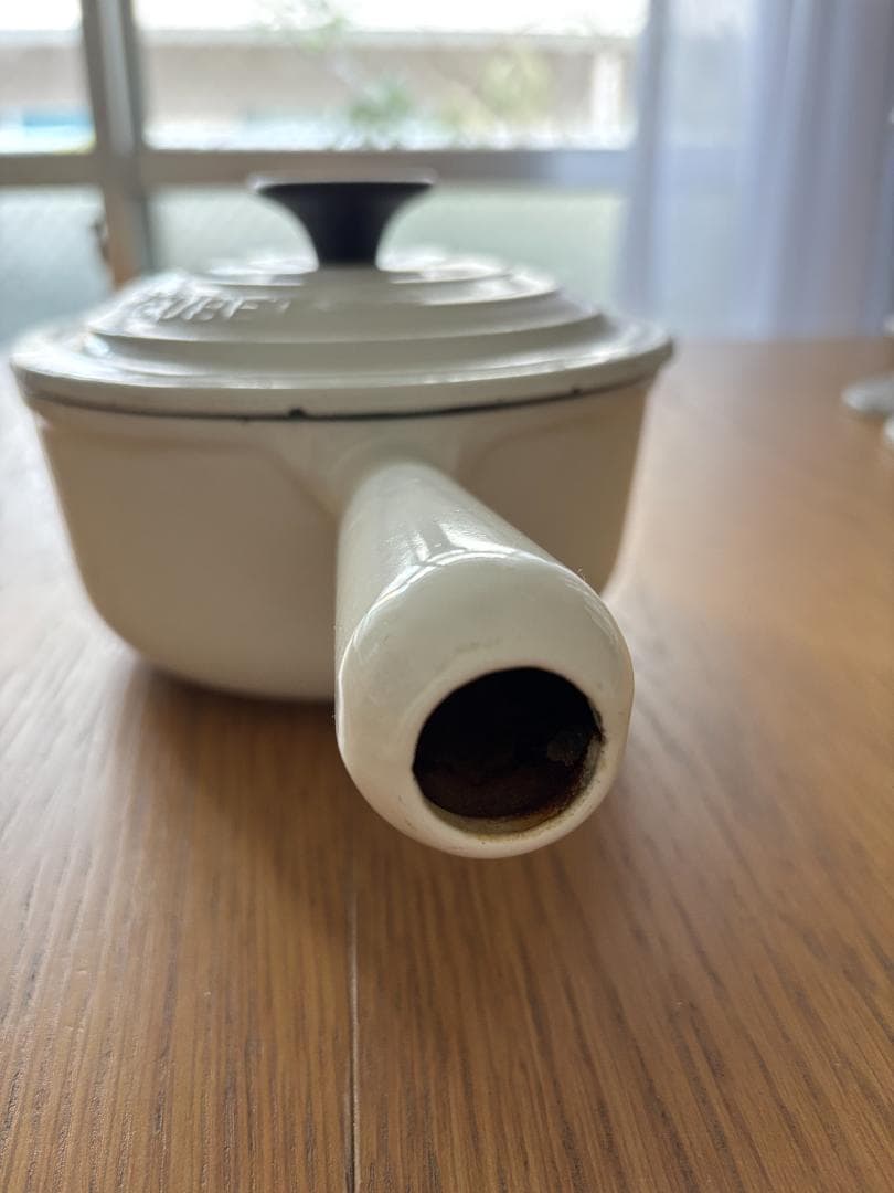 ルクルーゼ le creuset ソースパン 鍋 16cm　ホワイト 廃盤
