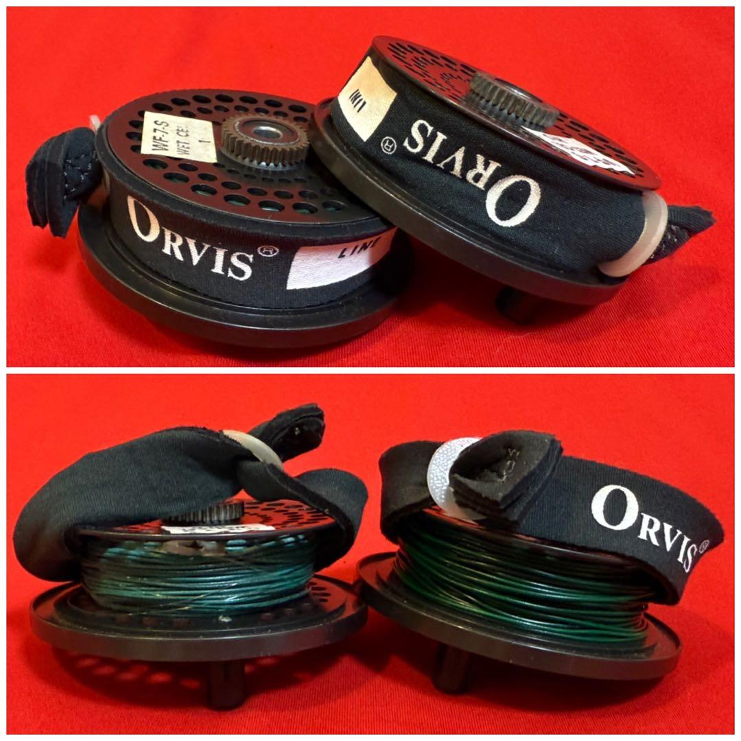 T*G様 ORVIS ★☆ オービス フライリール 2個 革ケース付き 正常作動