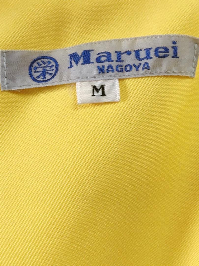 【1970s vintage】バイアスカラー黄色ワンピースモッズレトロポップ