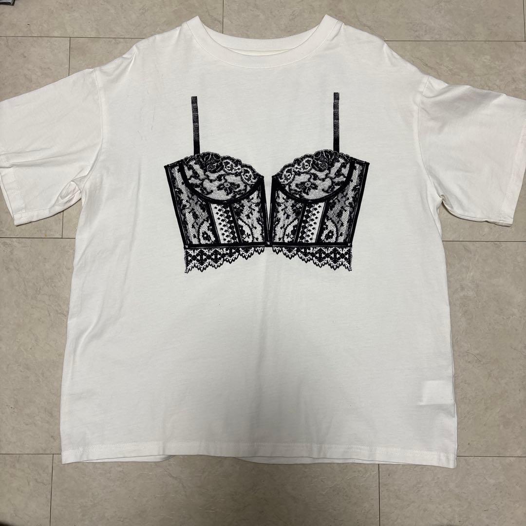 Ameri MEDI LINGERIE TROMPE L`OEIL TEE正規品