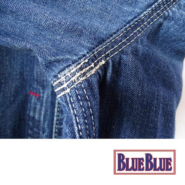 理由有★送料無料BLUE BLUE★ブルーブルー★デニムジャケット カバーオール