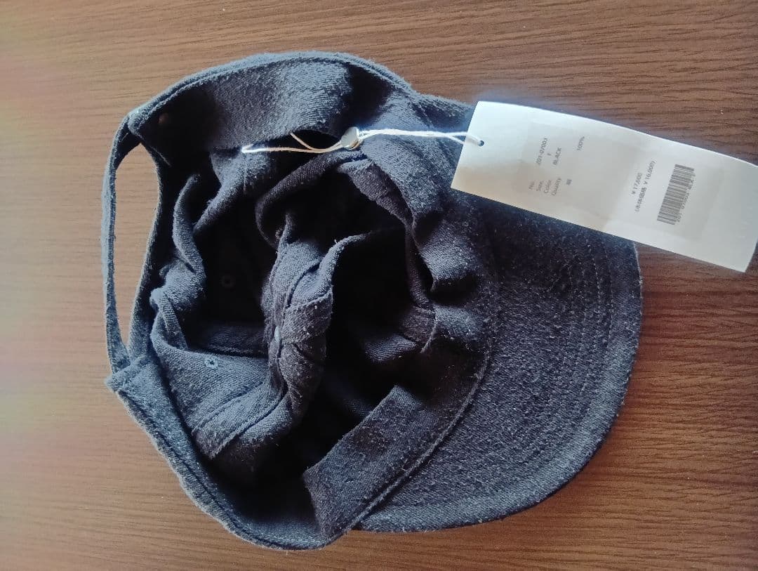 comoli シルクネップキャップ　24ss 新品未使用品