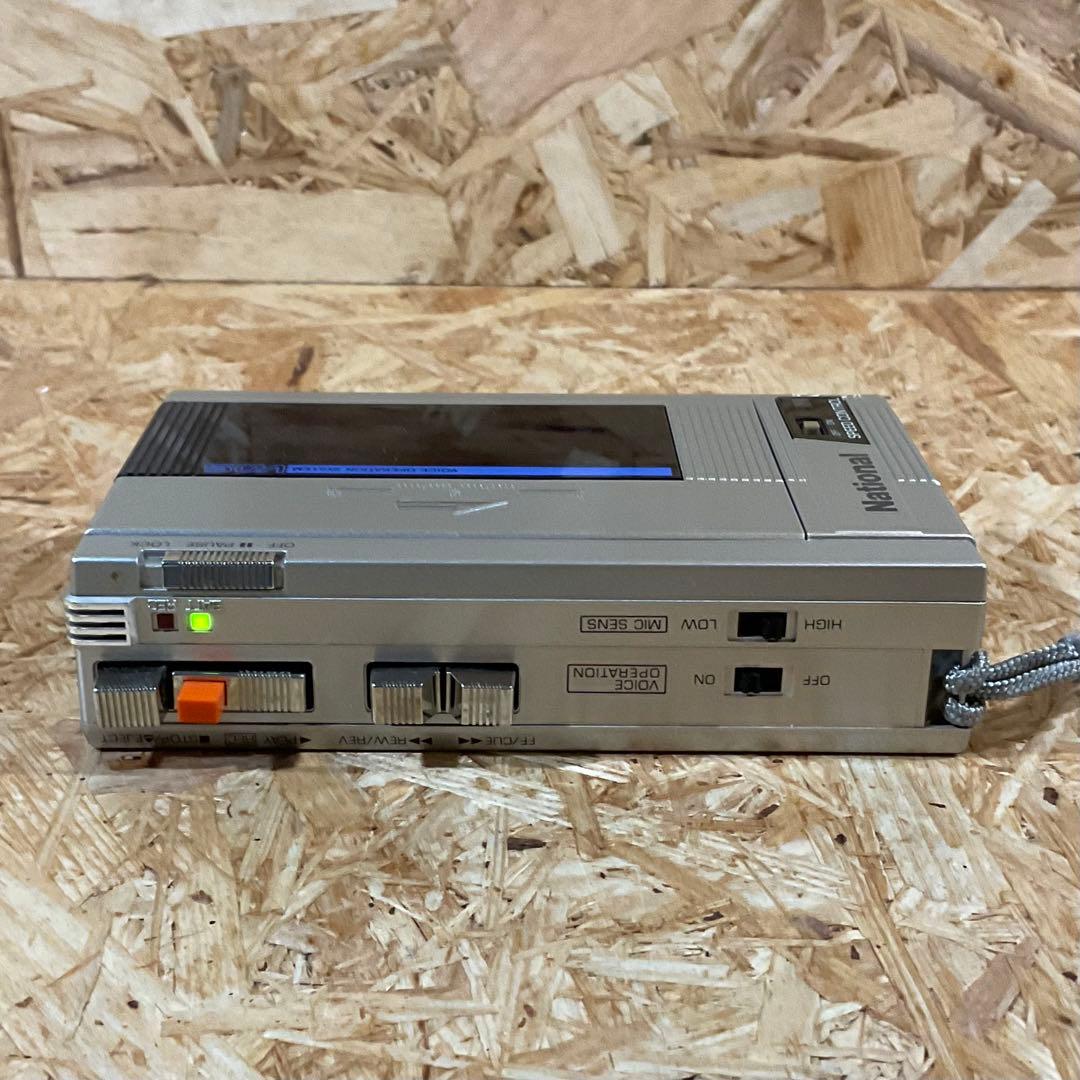 ナショナル RQ-355 ミニカセットレコーダー 元箱 説明書付 再生確認済
