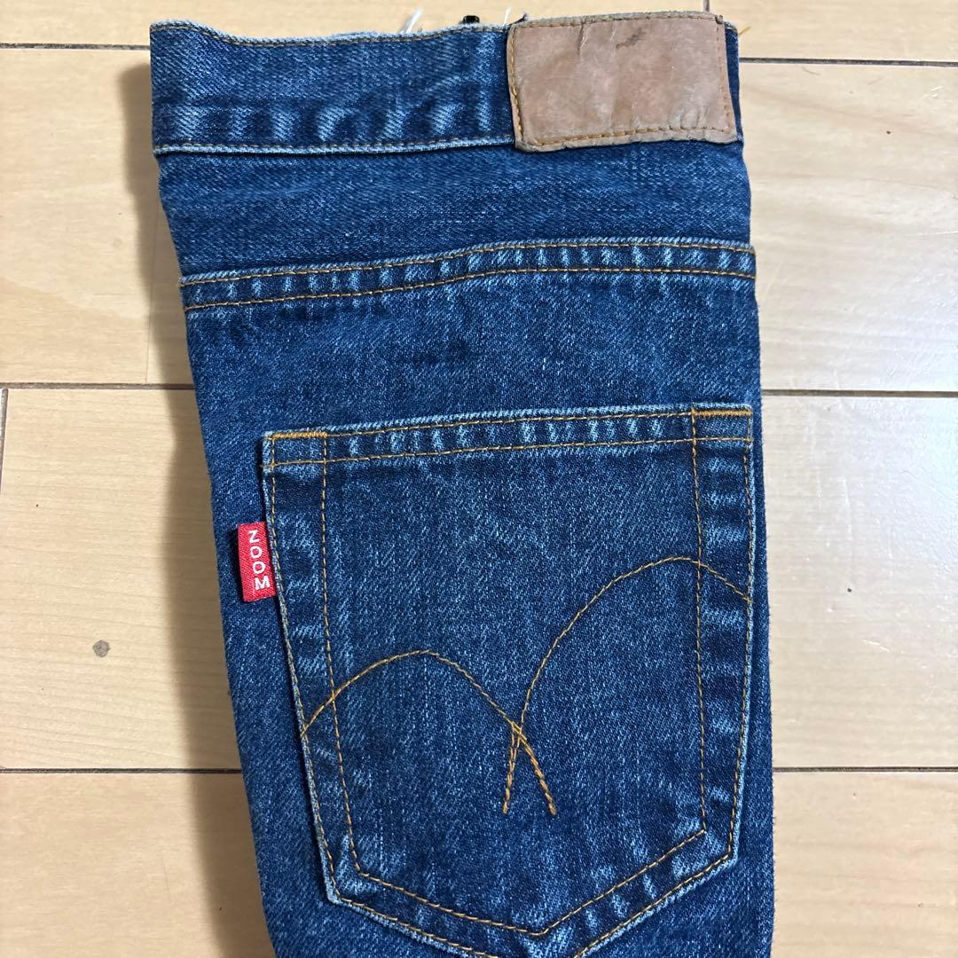 ZOOM デニムロングブーツ 24cm相当 厚底 Y2K レトロ