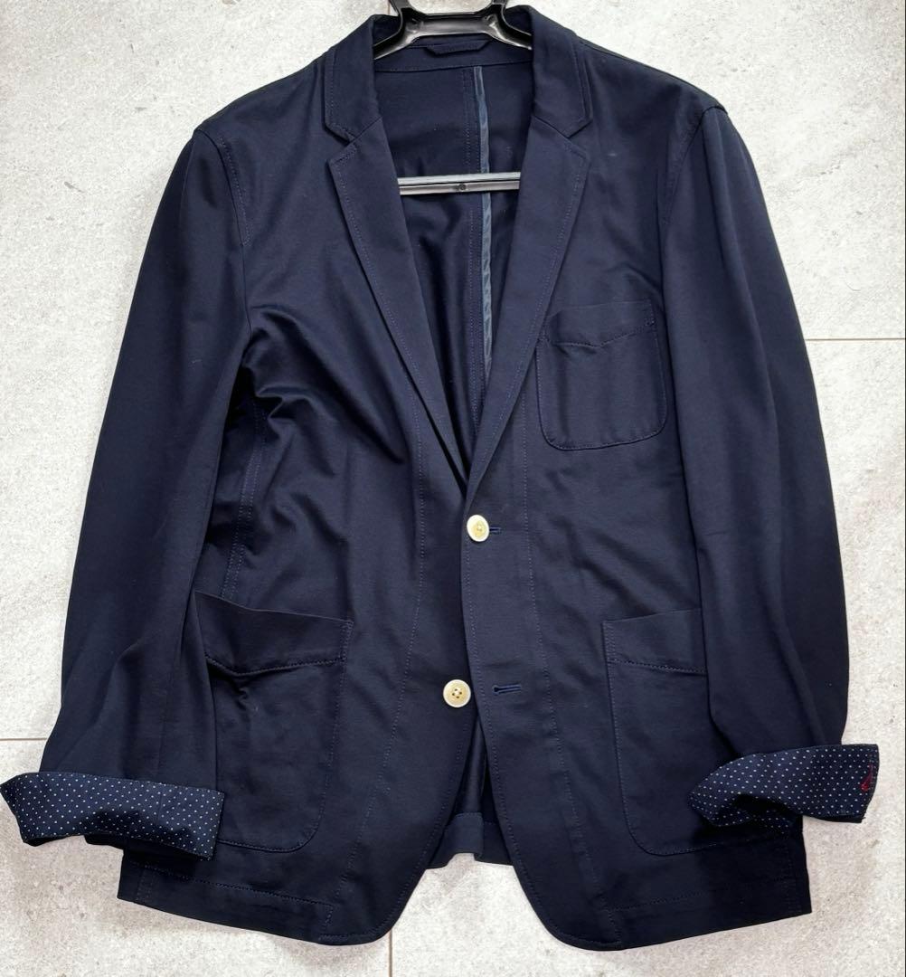 バーバリー メンズ サマージャケット 紺 Lサイズ black label