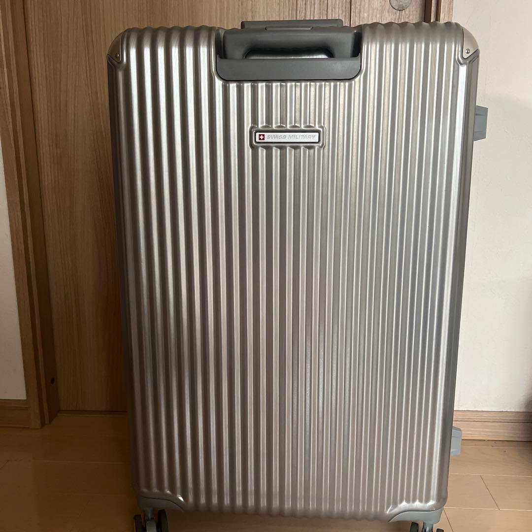 スイスミリタリー スーツケース 105L シルバー 28インチ