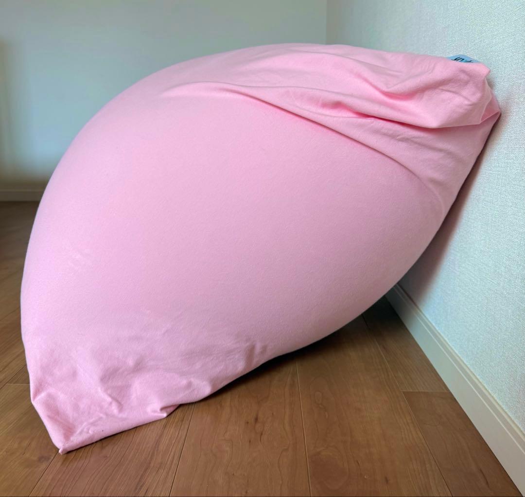 (美品)Yogibo Mini ビーズクッション ピンク　ソファ　寝具　ヨギボー
