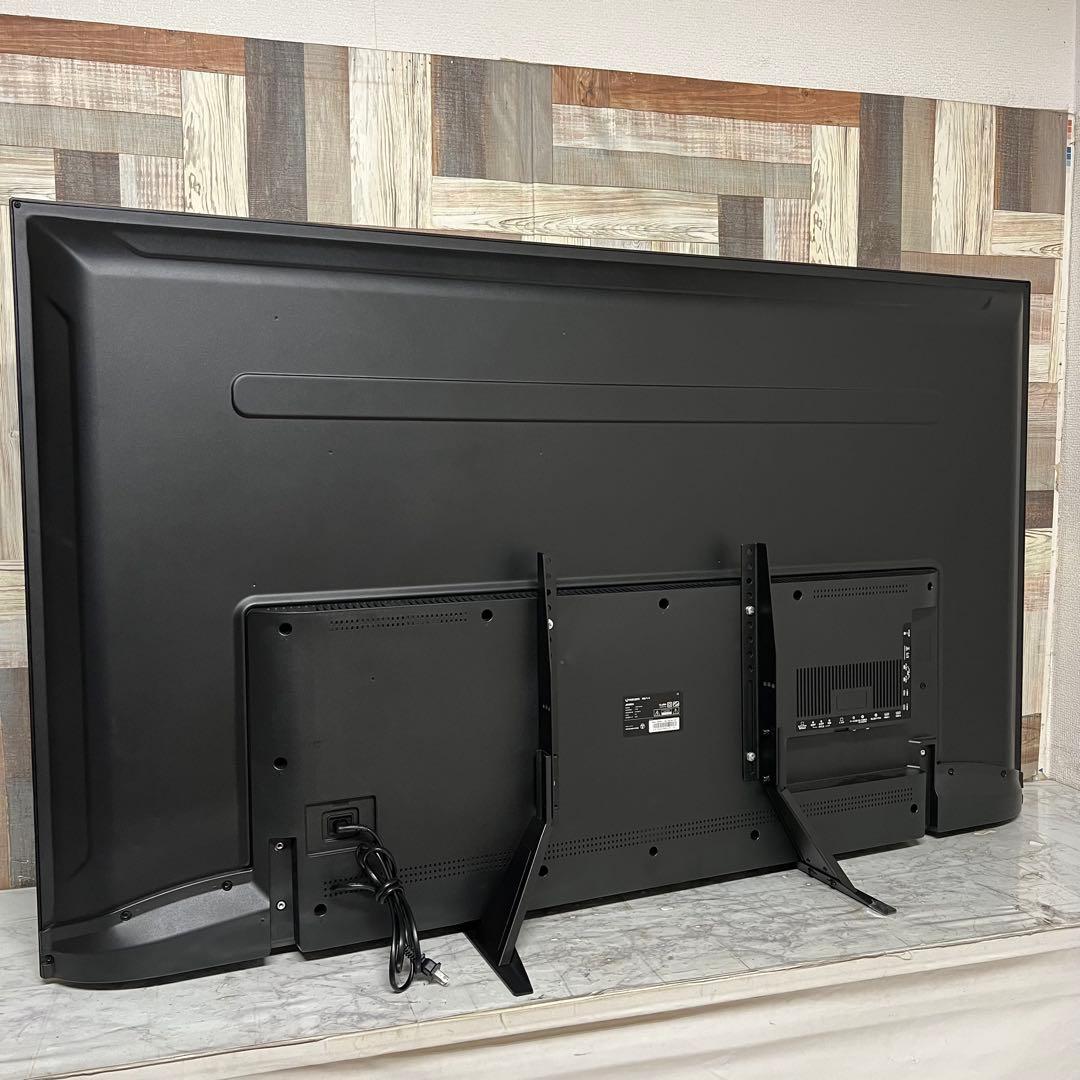 全国送料込❣️マクスゼン65型液4K地デジBSCSテレビWチューナー外付HDD対応