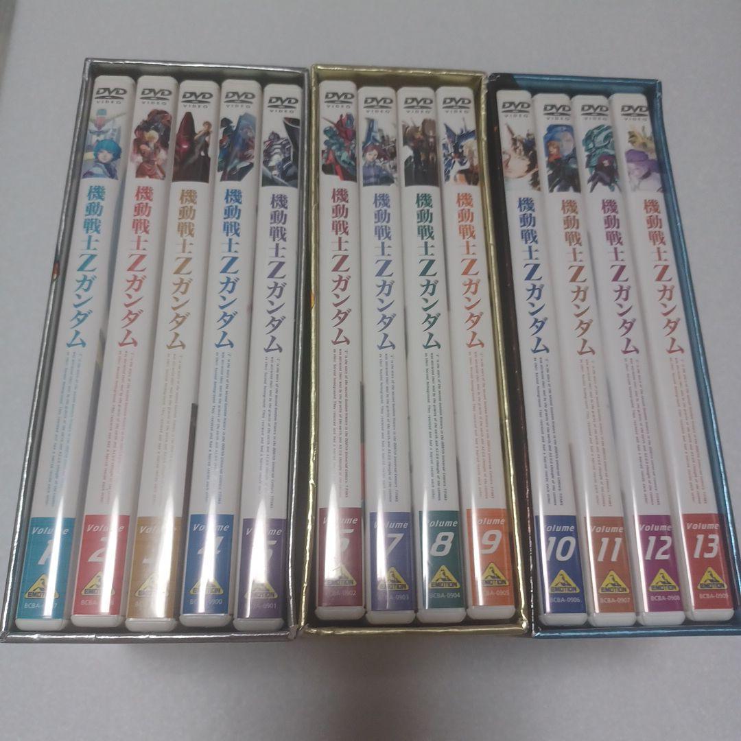 機動戦士ＺガンダムDVDメモリアルボックス　Part-Ⅰ.Ⅱ.Ⅲ+劇場版全３巻