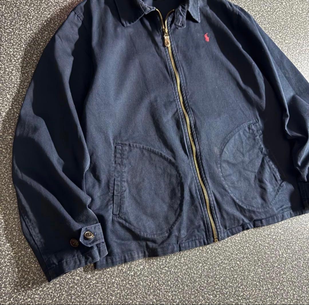 90s Polo by Ralph Lauren スウィングトップ S ネイビー