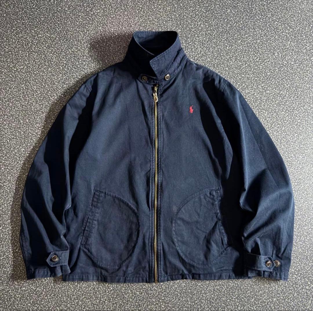 90s Polo by Ralph Lauren スウィングトップ S ネイビー