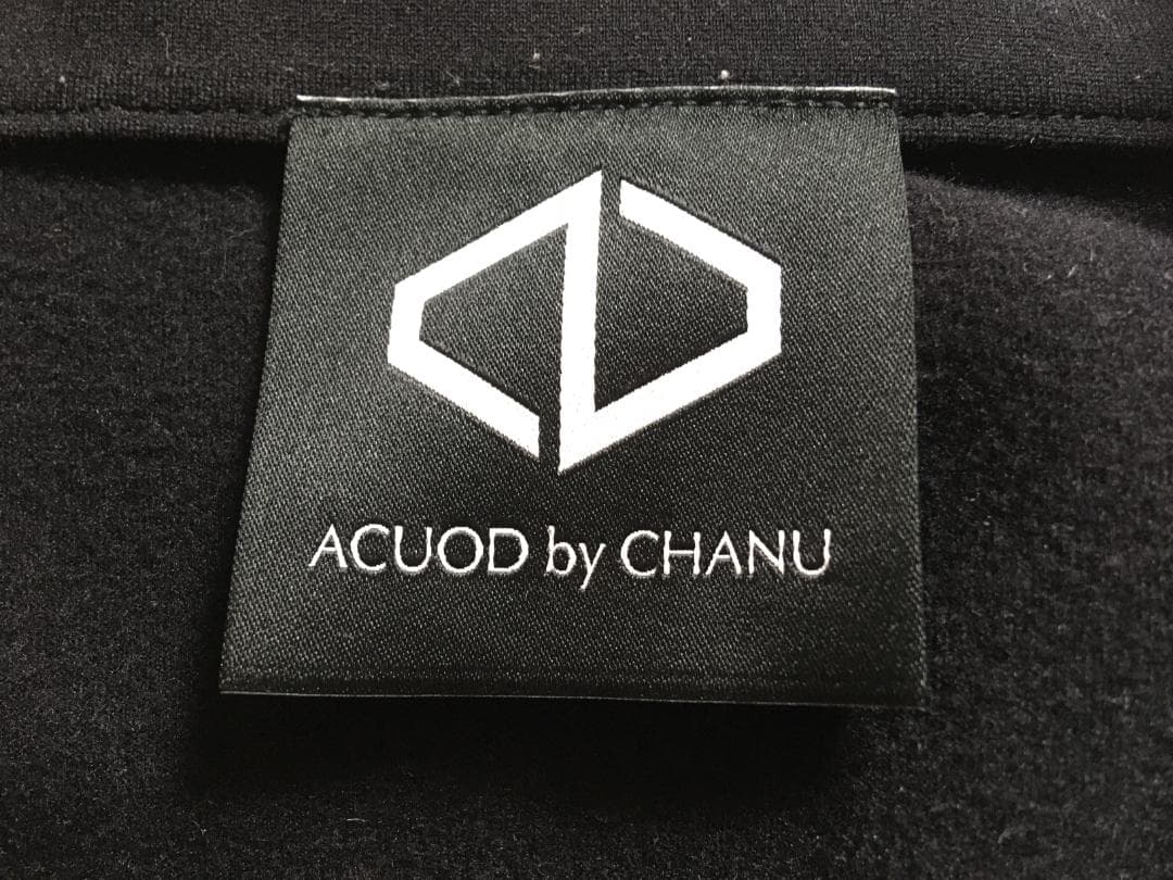 早い者勝ち！ACUOD by CHANU ジップデザイン トラックジャケット黒