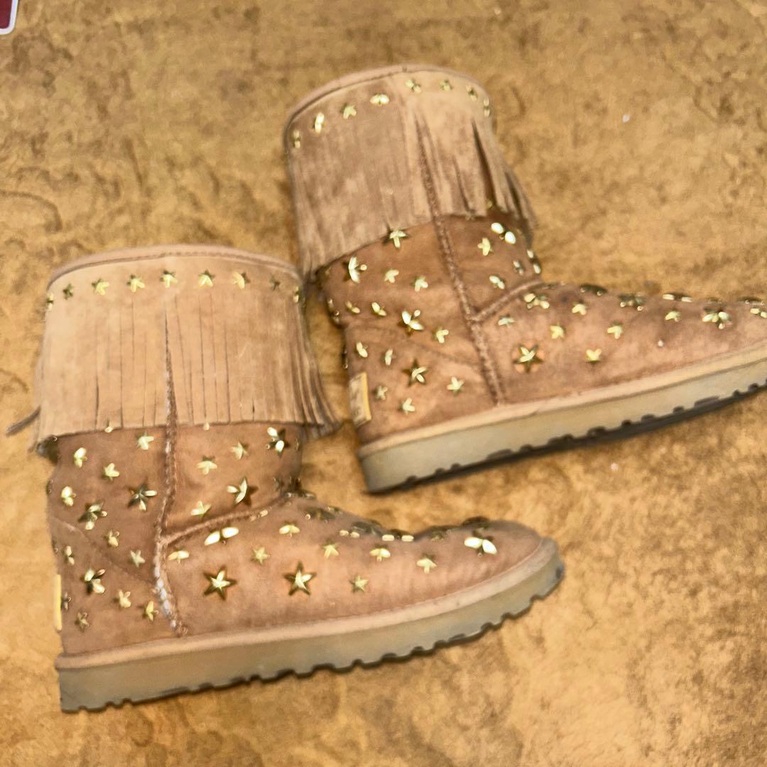 ジミーチュウ UGG JIMMY CHOO ムートンブーツ 24