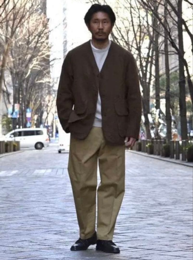 希少　COMOLI WLT別注 ヘンプダックジャケット ブラウン　1