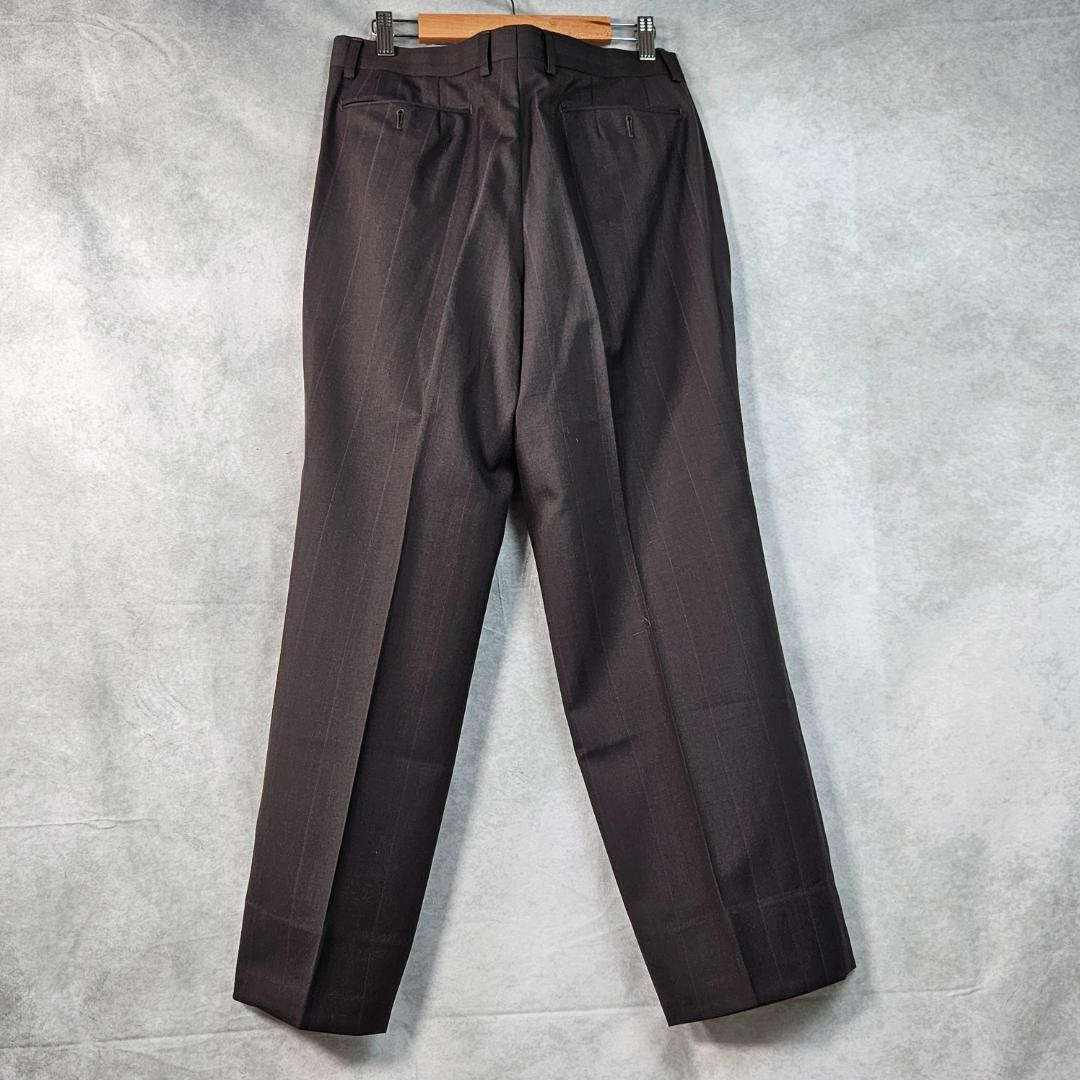 【LANVIN】ダブルスーツ　セットアップ　L　４B　裏地柄