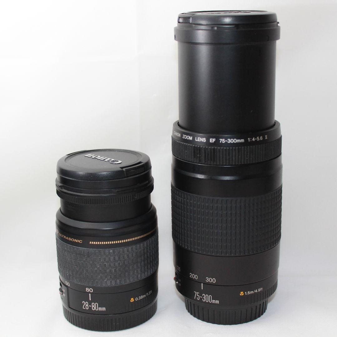 ✨動作品✨ Canon キャノン 28-80 75-300 レンズ2本セット