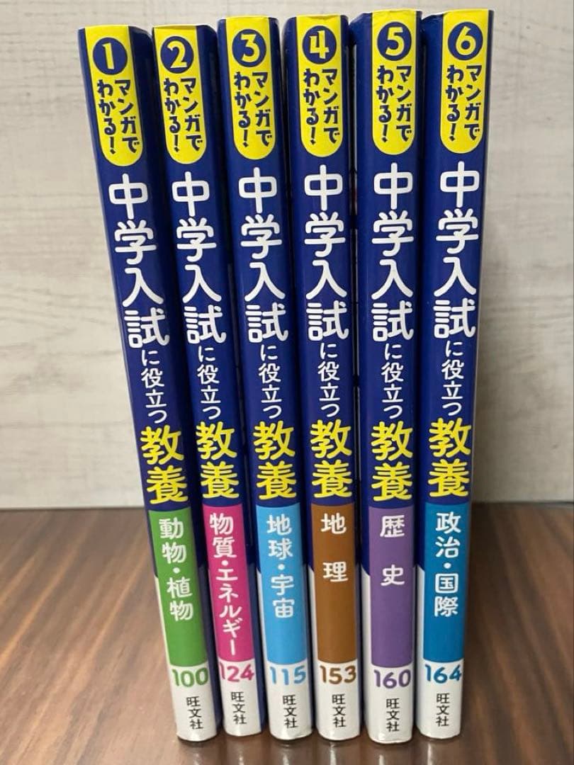 中学入試に役立つ教養シリーズ全6巻セット