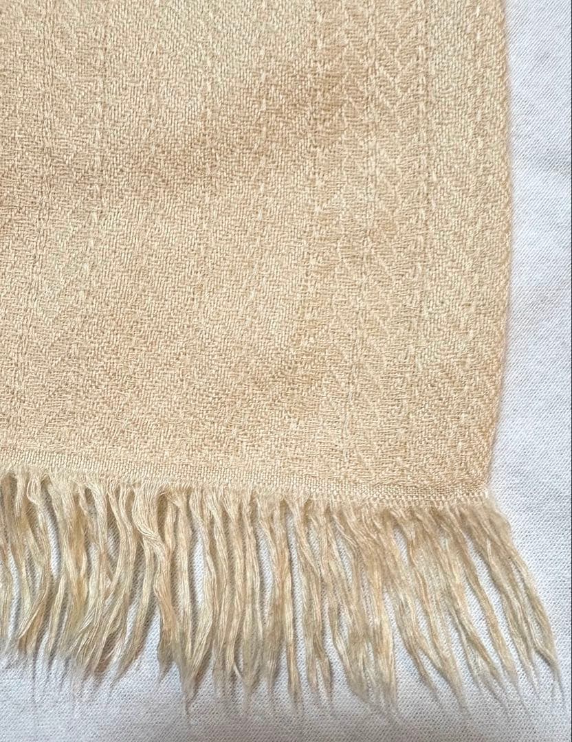 U*3様 HERMES エルメス カシミヤ シルク大判ストール ショール オフホ