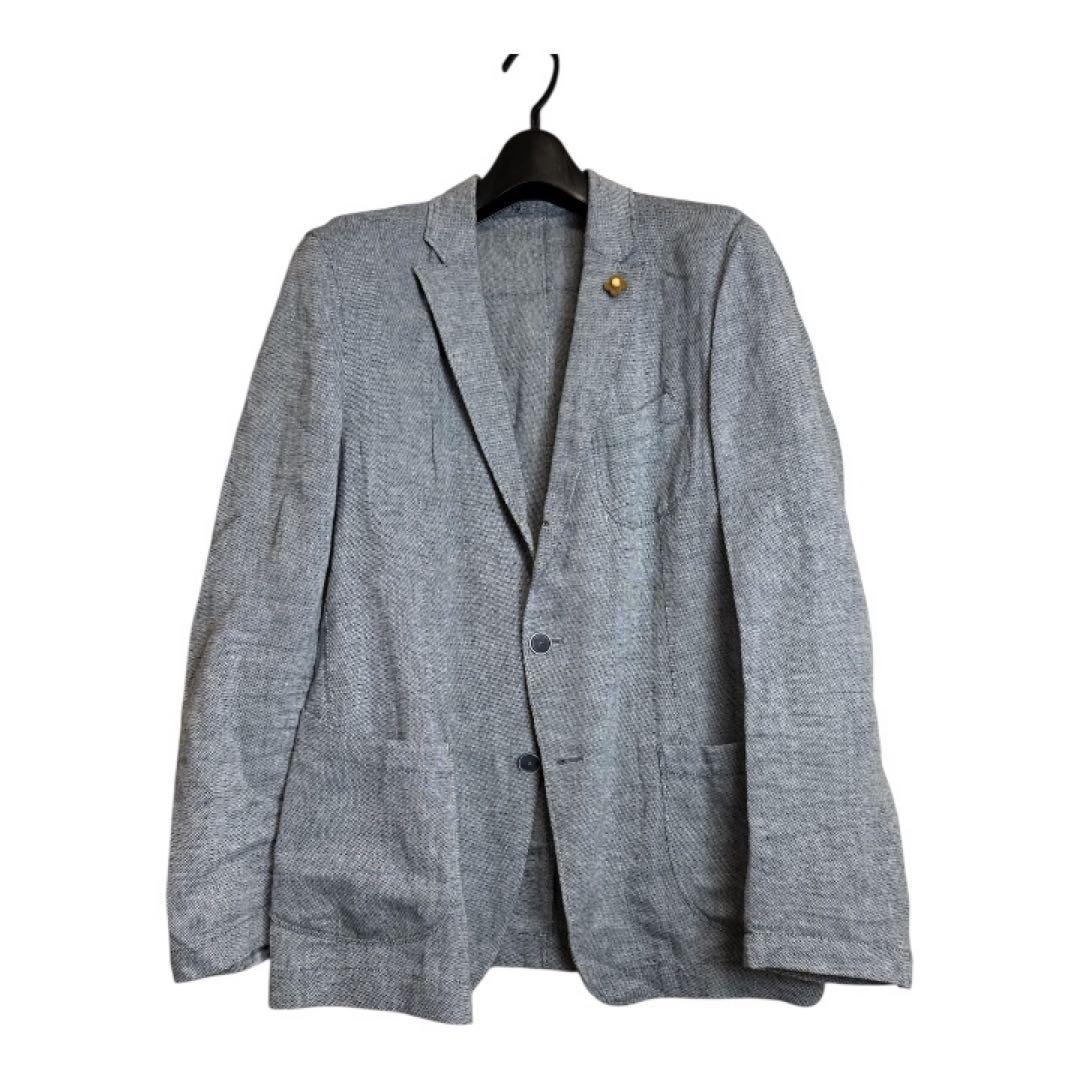 LARDINI ラルディーニ コットンリネン ジャケット 52 イタリア製