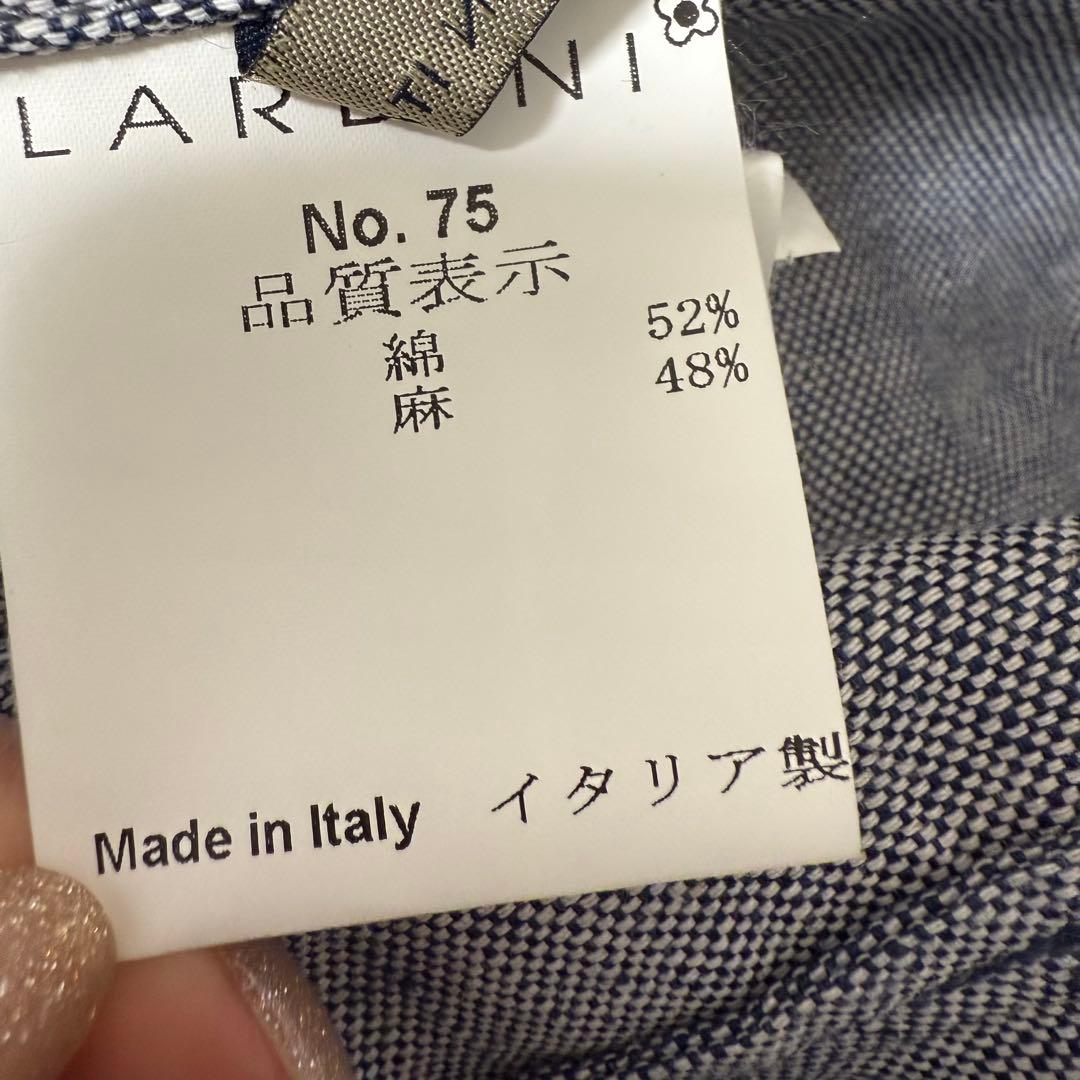 LARDINI ラルディーニ コットンリネン ジャケット 52 イタリア製