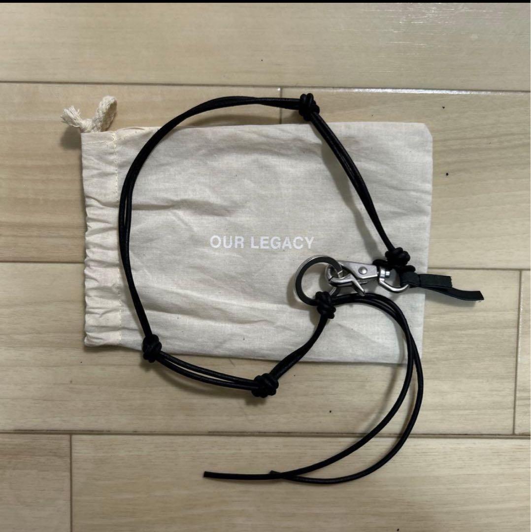 アクセサリー OUR LEGACY / LADON BLACK LEATHER