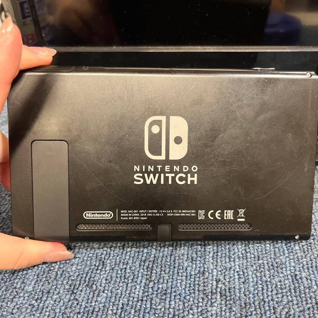 Nintendo Switch 本体 グレー Joy-Con 初期化済 箱あり