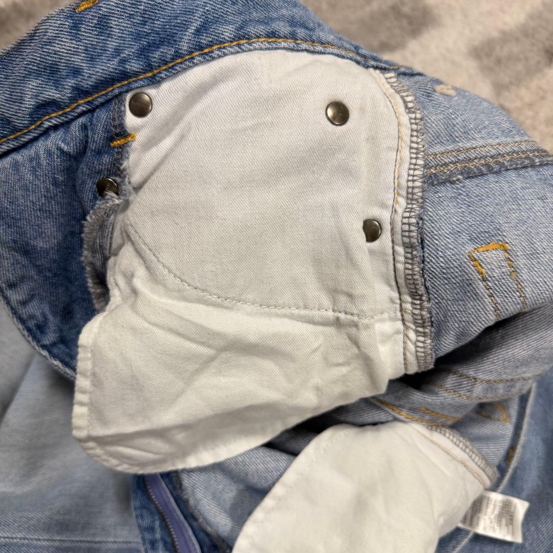 moussy クロスウエストワイドストレートパンツ　サイズ1