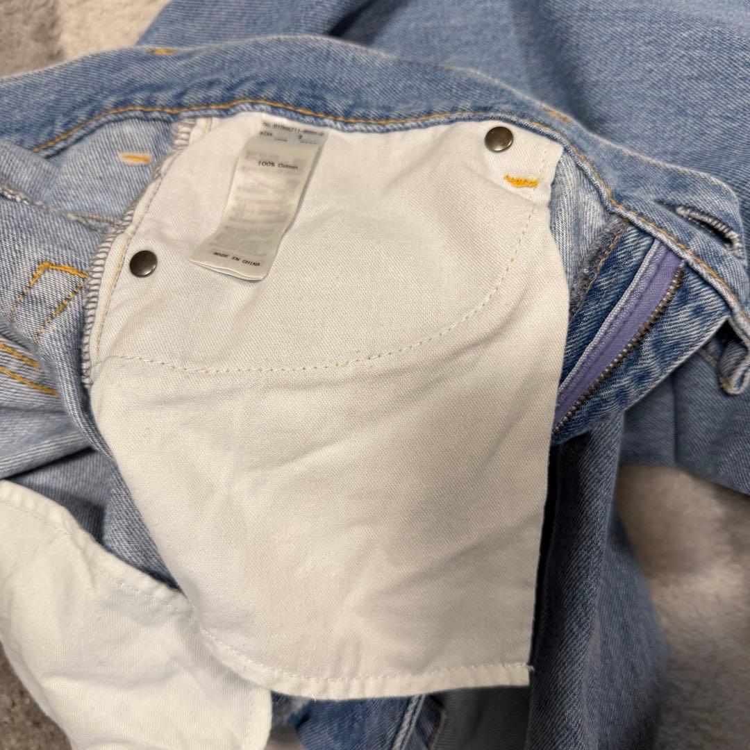 moussy クロスウエストワイドストレートパンツ　サイズ1