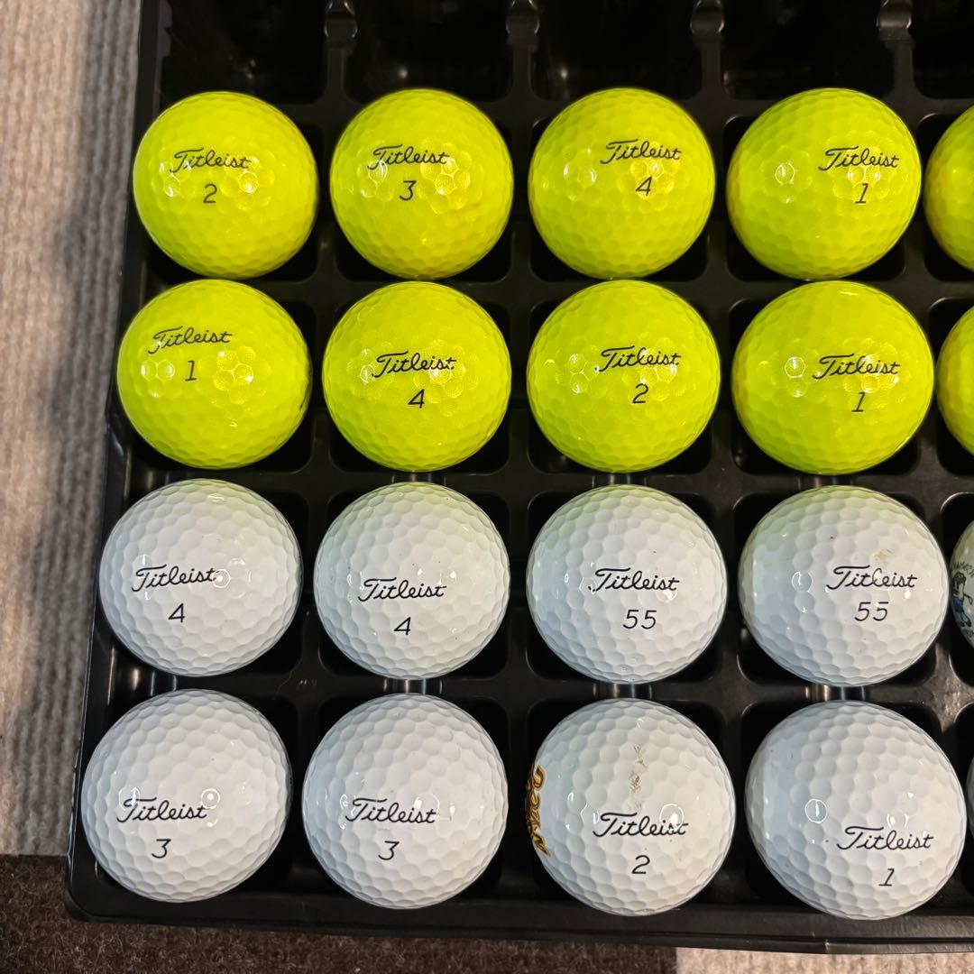 5*ー様 ロストボール　美品　タイトリスト　PRO V1 イエロー12球　白12