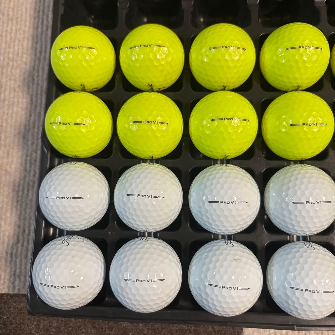 5*ー様 ロストボール　美品　タイトリスト　PRO V1 イエロー12球　白12