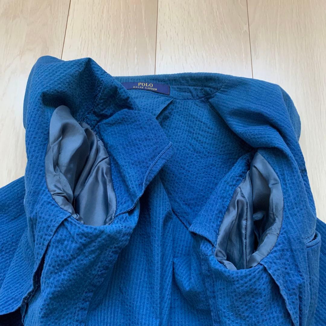 美品　polo Ralph Lauren 現行 シアサッカー　ブレザー　36