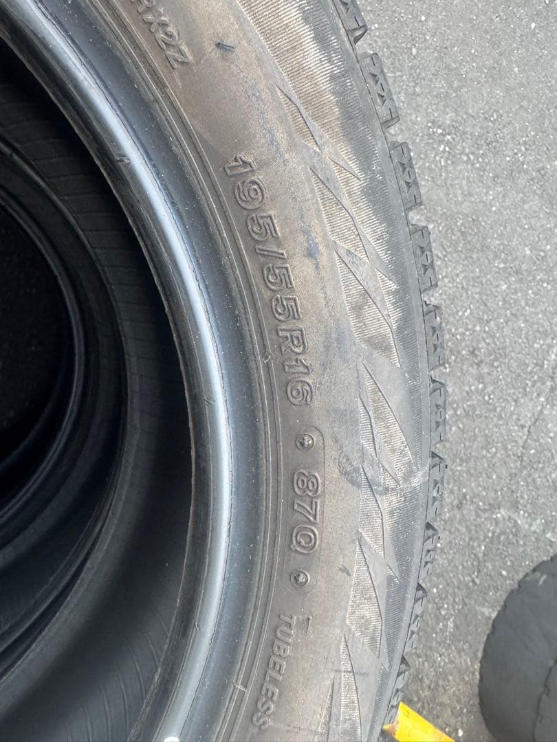 ◆送料込みバリ溝ブリヂストンVRX2 195/55R16スタッドレスブリジストン